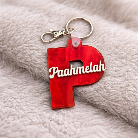 Personalized Letter Keychains