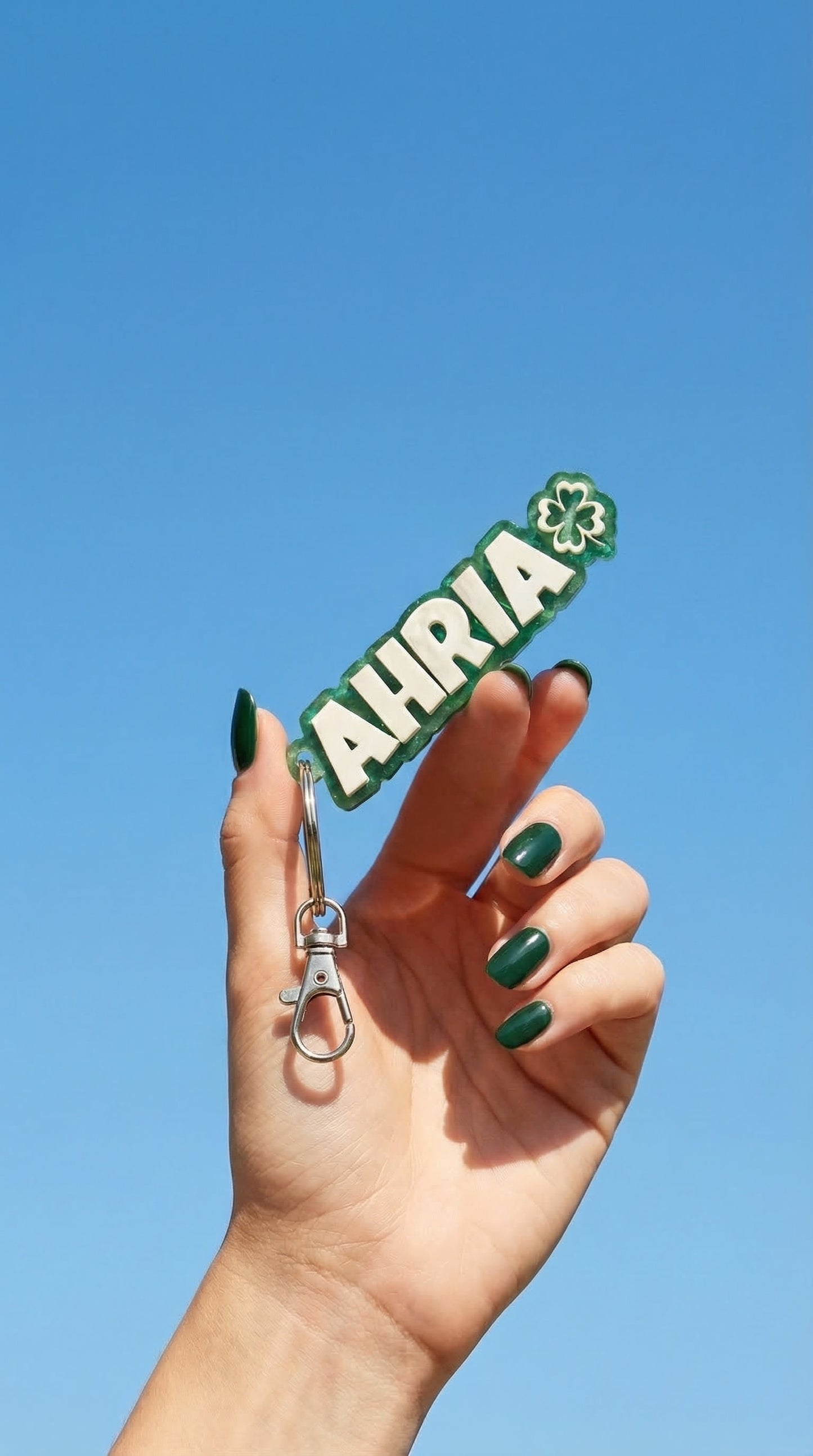Personalized Layered Name Keychain